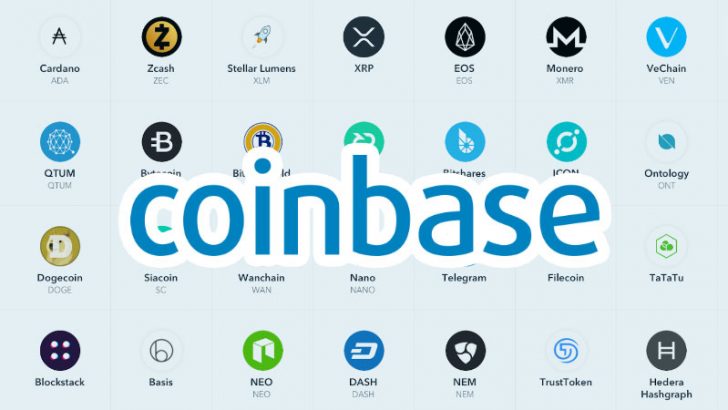 Coinbase：カストディサービスにADA・XRP・EOSなど40種類の仮想通貨追加を検討