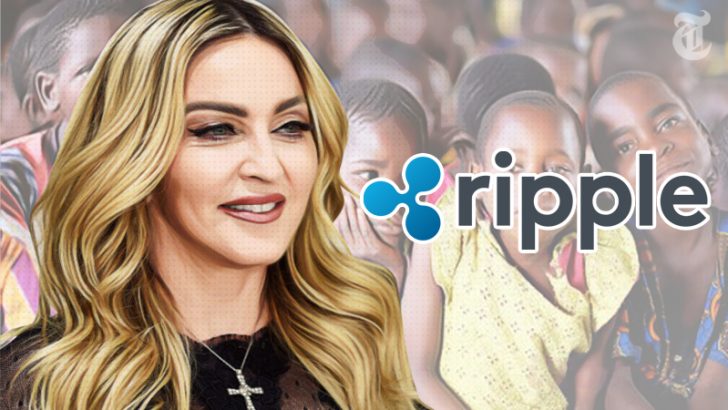 Madonna：Rippleと協力して慈善活動「アフリカの子供たちに愛を」