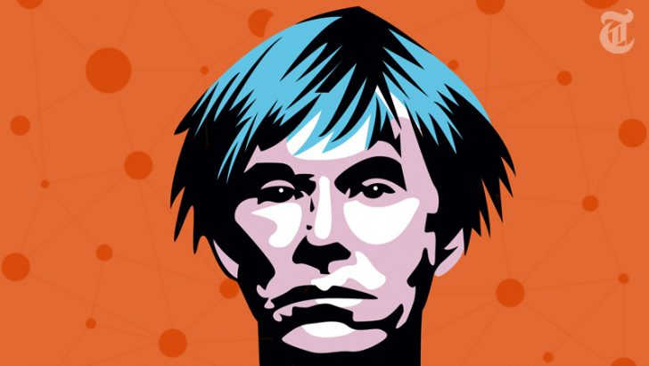 ブロックチェーン・オークション「Andy Warhol」の作品が数億円で落札される