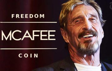 ジョン・マカフィー：独自の仮想通貨「McAfee Freedom Coin」発行へ