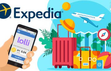 旅行予約大手Expedia：ビットコイン還元アプリ「Lolli」と提携