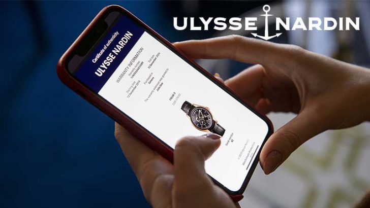 高級時計メーカー「Ulysse Nardin」ブロックチェーン保証書を導入