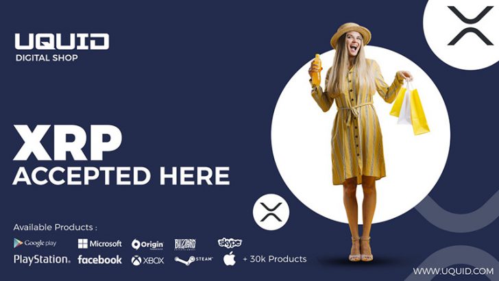 オンラインショップ「Uquid」XRP決済を称賛｜最大70％割引で30,000以上の商品を販売