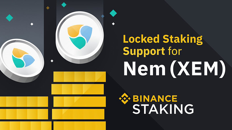 BINANCE：ネム（NEM/XEM）の「ステーキングサービス」提供開始