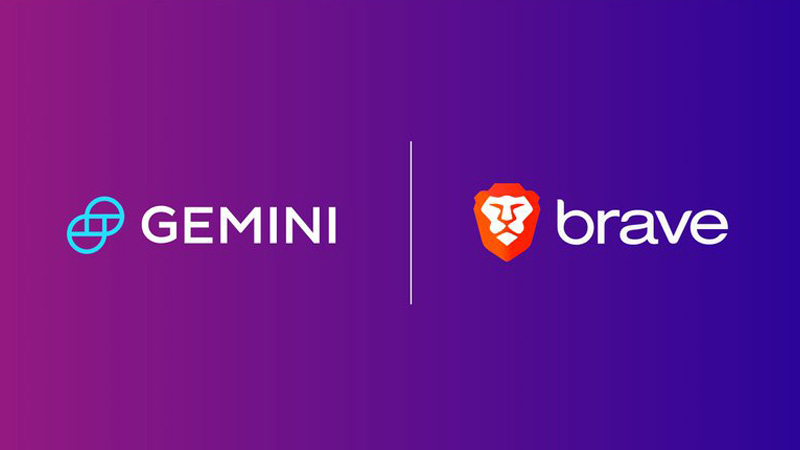 Brave：暗号資産取引所「Gemini」と提携｜ブラウザ上にウィジット機能を追加
