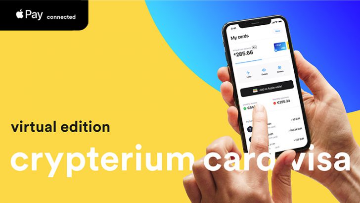 Apple Payと互換性のある「バーチャルVisaカード」発表：仮想通貨決済企業Crypterium