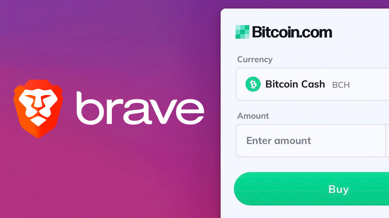 Braveブラウザ「Bitcoin.comのウィジェット」を追加｜BCHなどが購入可能に