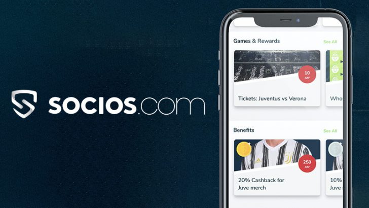 Sociosアプリに「ゲームと報酬・特別優待」機能追加｜観戦チケットのランダム抽選会も
