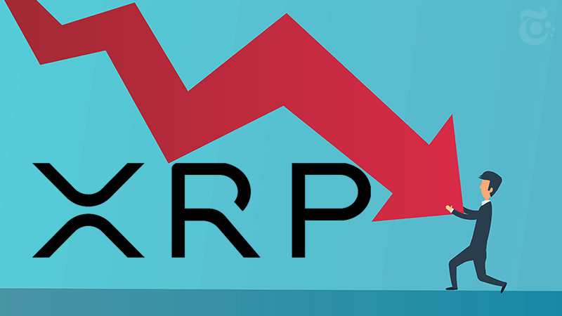 XRP価格：再び「50円台」まで下落｜スナップショット前後の急落に要注意