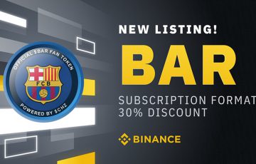 【BAR価格急騰】BINANCE「FCバルセロナの公式ファントークン」本日から取扱いへ