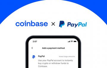 Coinbase「PayPal（ペイパル）を用いた仮想通貨購入機能」を追加