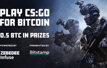 Bitstamp × ZEBEDEE：ビットコイン賞金付きの「カウンターストライク試合」開催へ