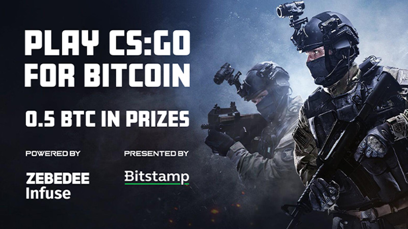 Bitstamp × ZEBEDEE：ビットコイン賞金付きの「カウンターストライク試合」開催へ
