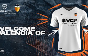 Chiliz：スペインのサッカークラブ「Valencia CF」と提携｜$VCFファントークン発行へ