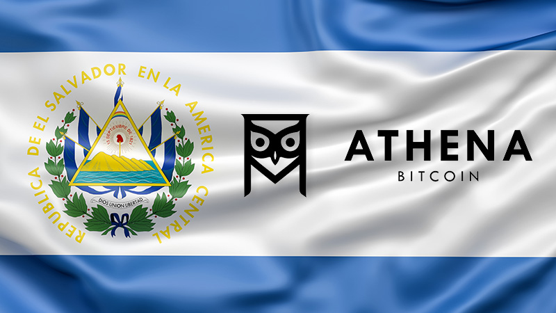 Athena Bitcoin：エルサルバドルに「1,500台のビットコインATM」導入へ