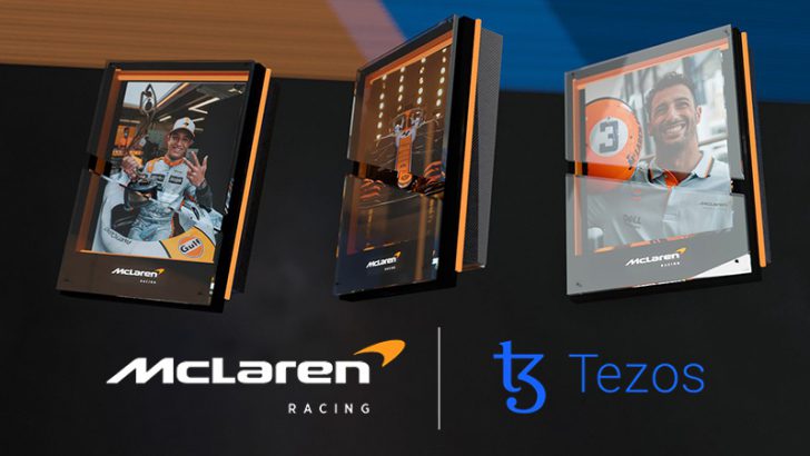 McLaren Racing：テゾス（Tezos/XTZ）と提携して「NFTプラットフォーム」構築へ