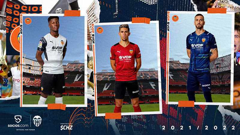 Valencia CF「Sociosロゴ付きの新ユニフォーム」公開｜ファントークンも近日発行予定
