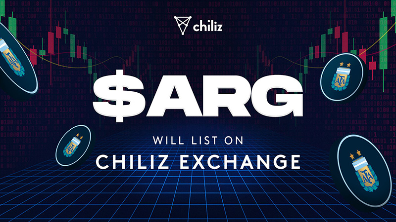 Chiliz Exchange：サッカーアルゼンチン代表の「$ARGファントークン」本日取扱い開始