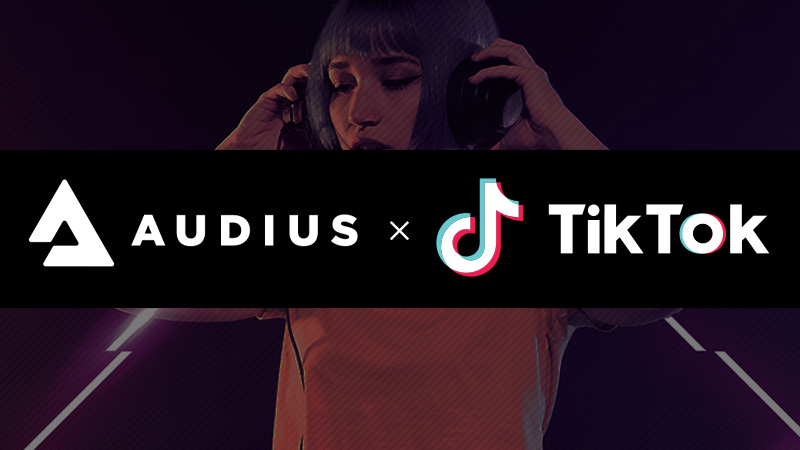 分散型音楽配信のAudius「TikTok」と提携｜AUDIO価格は100％以上高騰
