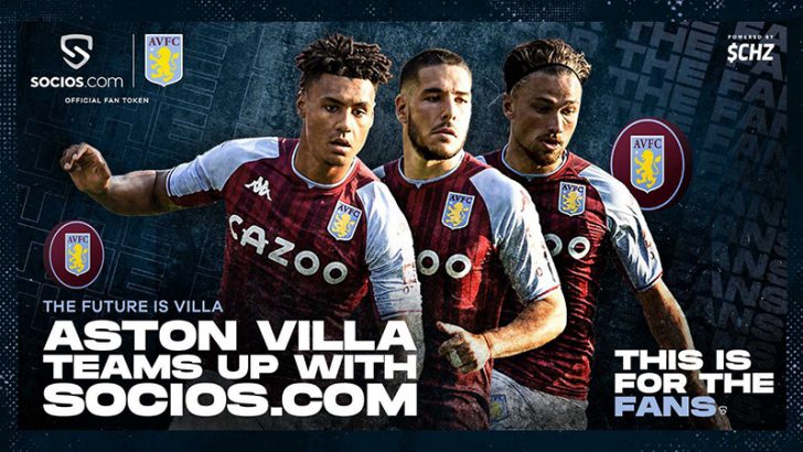 Chiliz：プレミアリーグ所属「Aston Villa FC」と提携｜$AVLファントークン発行へ