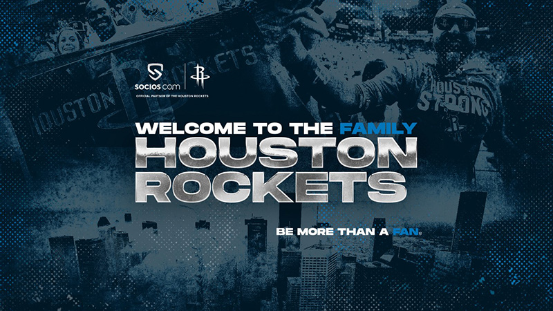 Chiliz&Socios：NBAチーム「Houston Rockets（ヒューストン・ロケッツ）」と提携