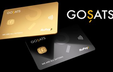 GoSats：インドで「ビットコイン還元機能付きデビットカード」をリリース