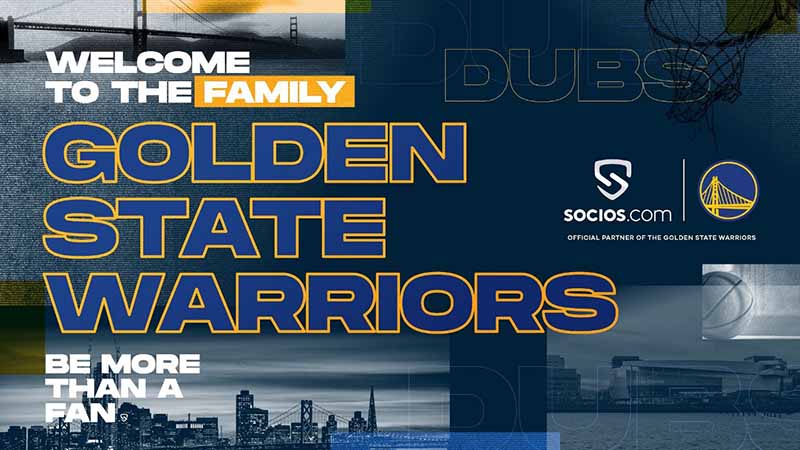Socios.com：NBAチーム「ゴールデンステート・ウォリアーズ」と提携