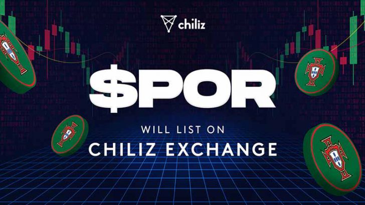 Chiliz Exchange：サッカーポルトガル代表の「$PORファントークン」本日取引開始