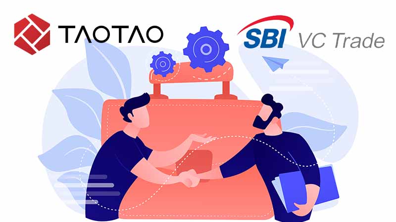 SBI傘下の暗号資産取引所「TAOTAO・SBI VCトレード」が合併