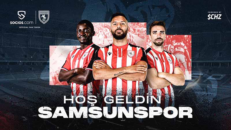 Chiliz：トルコのサッカークラブ「Samsunspor」と提携｜$SAMファントークン発行へ