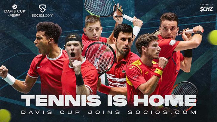 Chiliz＆Socios：テニス業界初「Kosmos Tennis」と提携｜$DAVISファントークン発行へ