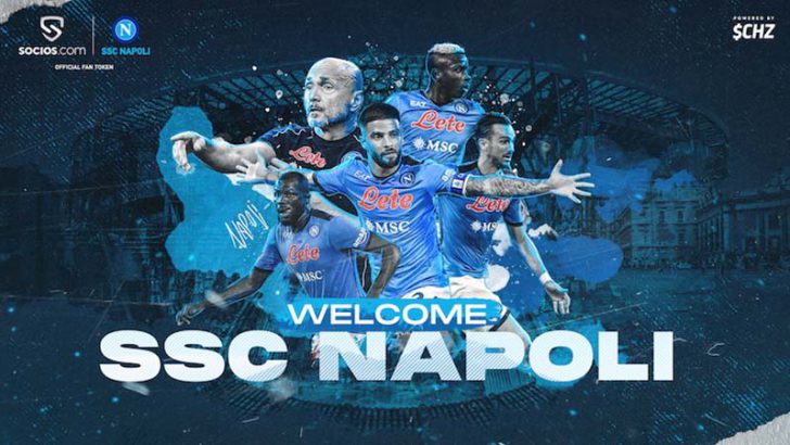 Chiliz&Socios：イタリア・ナポリの「S.S.C Napoli」と提携｜$NAPファントークン発行へ