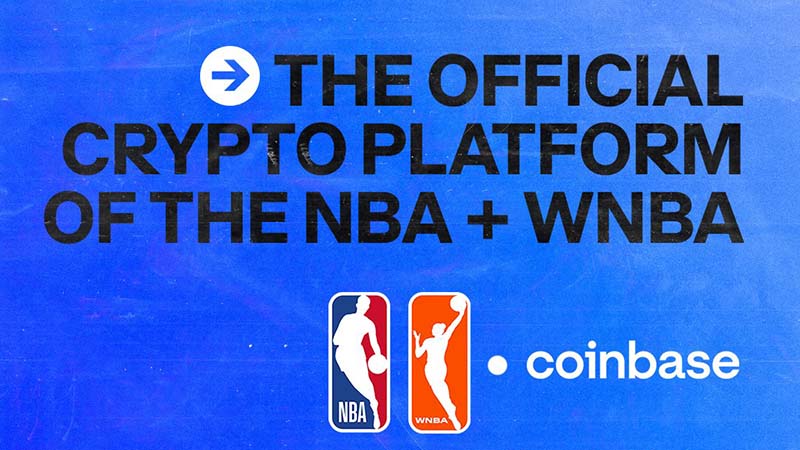 Coinbase：米プロバスケリーグ「NBA・WNBA」と提携｜公式仮想通貨パートナーに