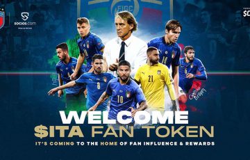 Chiliz&Socios：サッカーイタリア代表の「$ITAファントークン」発行へ｜FIGCと提携