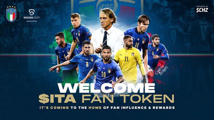 Chiliz&Socios：サッカーイタリア代表の「$ITAファントークン」発行へ｜FIGCと提携