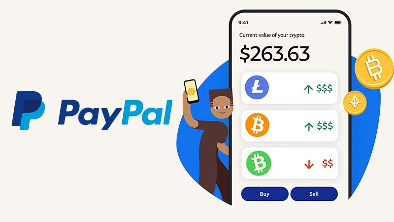米PayPal：新アプリで「仮想通貨決済機能」提供開始｜BTC・ETHなど4銘柄