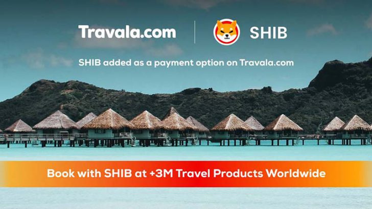 旅行予約サイト「Travala.com」シバイヌ（SHIB）決済に対応｜300万以上の旅行予約が可能に