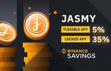 Binance Saving「ジャスミーコイン（JasmyCoin/JASMY）」をサポート