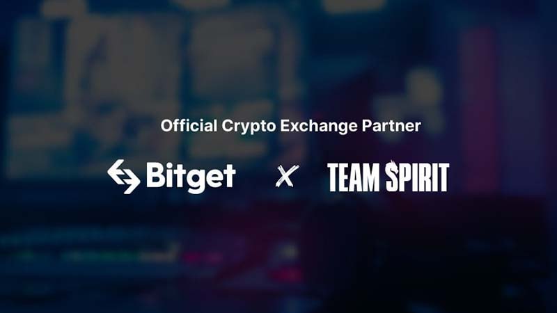 Bitget：eスポーツ団体「Team Spirit」の公式暗号資産パートナーに｜スポンサー契約を発表