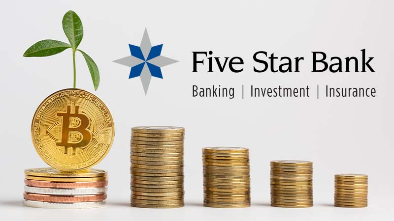 米ニューヨークの銀行「Five Star Bank」ビットコイン売買・保管サービス提供へ