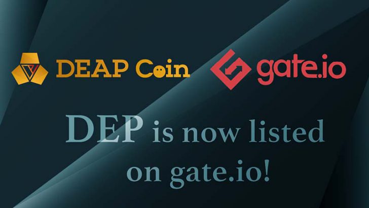 ディープコイン（DEP）大手暗号資産取引所「Gate.io」に上場