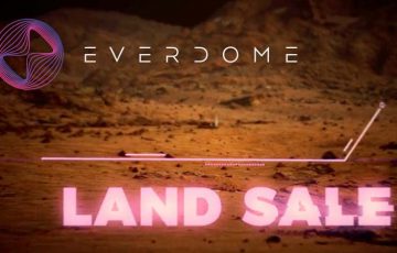Everdome（DOME）メタバース上の土地販売「LAND SALE」のカウントダウン開始