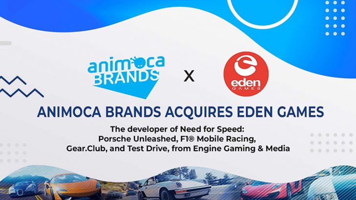 Animoca Brands：Need for Speed手掛けるレースゲーム開発企業「Eden Games」を買収