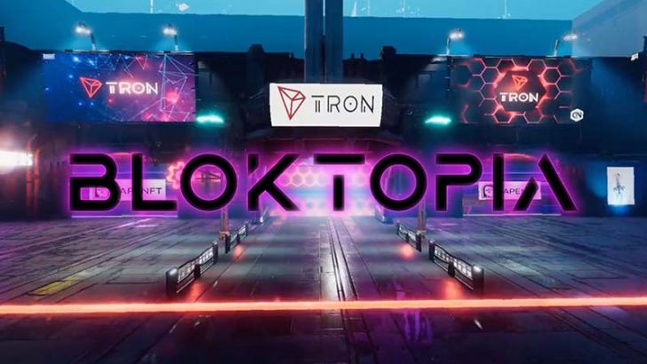 トロン（Tron/TRX）高層ビル型メタバース「Bloktopia」に参加