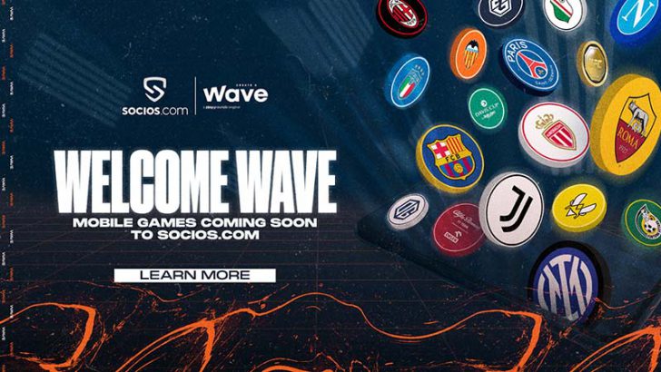 Chiliz＆Socios：モバイルゲーム開発で「Wave」と提携｜ファントークン保有者向けに提供