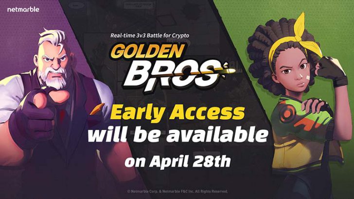 新作ゲーム「GOLDEN BROS」の早期アクセス・追加プレセール情報公開：ネットマーブル