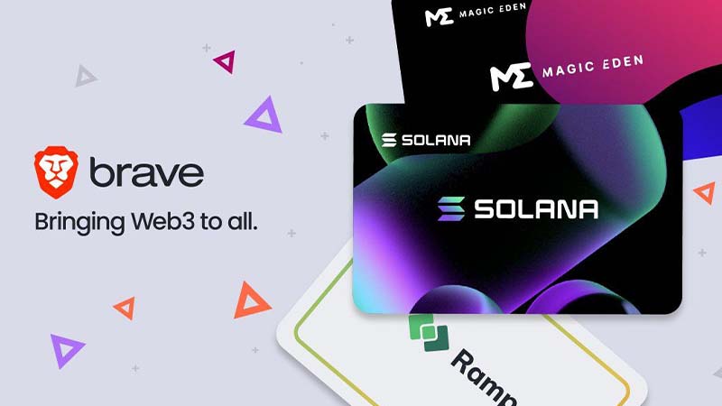 Braveブラウザ：ソラナ（Solana/SOL）のブロックチェーンに対応