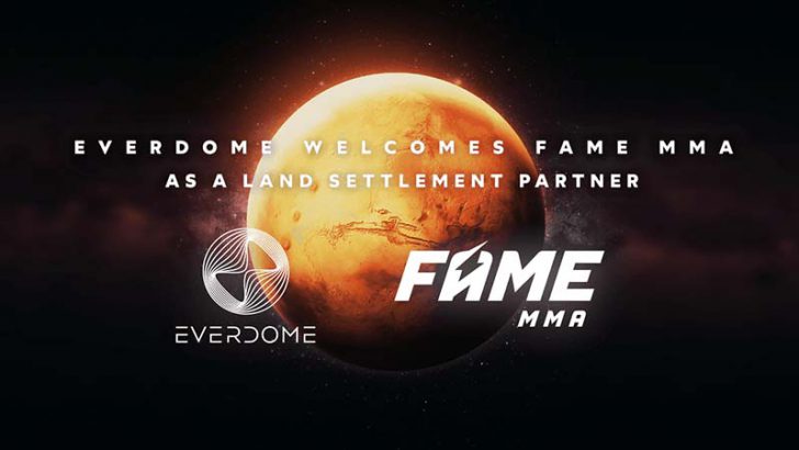 FAME MMA「Everdomeのメタバース土地」を取得｜アリーナでイベント開催へ