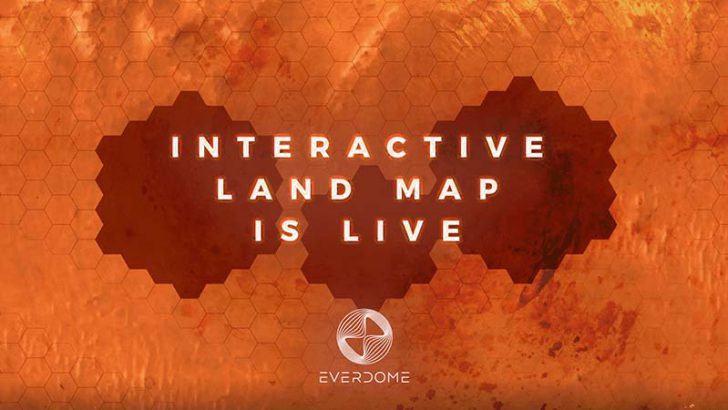 Everdome（DOME）メタバース上の土地マップ「LAND Map」公開