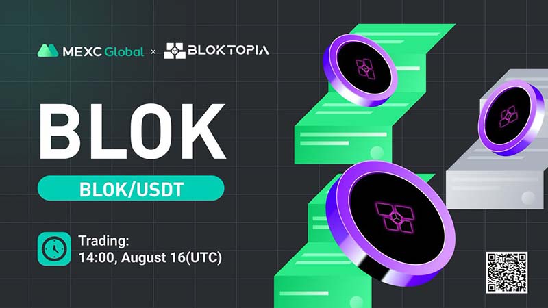 MEXC Global：メタバース銘柄「Bloktopia（BLOK）」取扱いへ｜本日上場予定